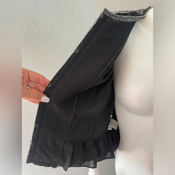 Ann Taylor tweed wool blend jacket size 6P - Picture 5 of 7